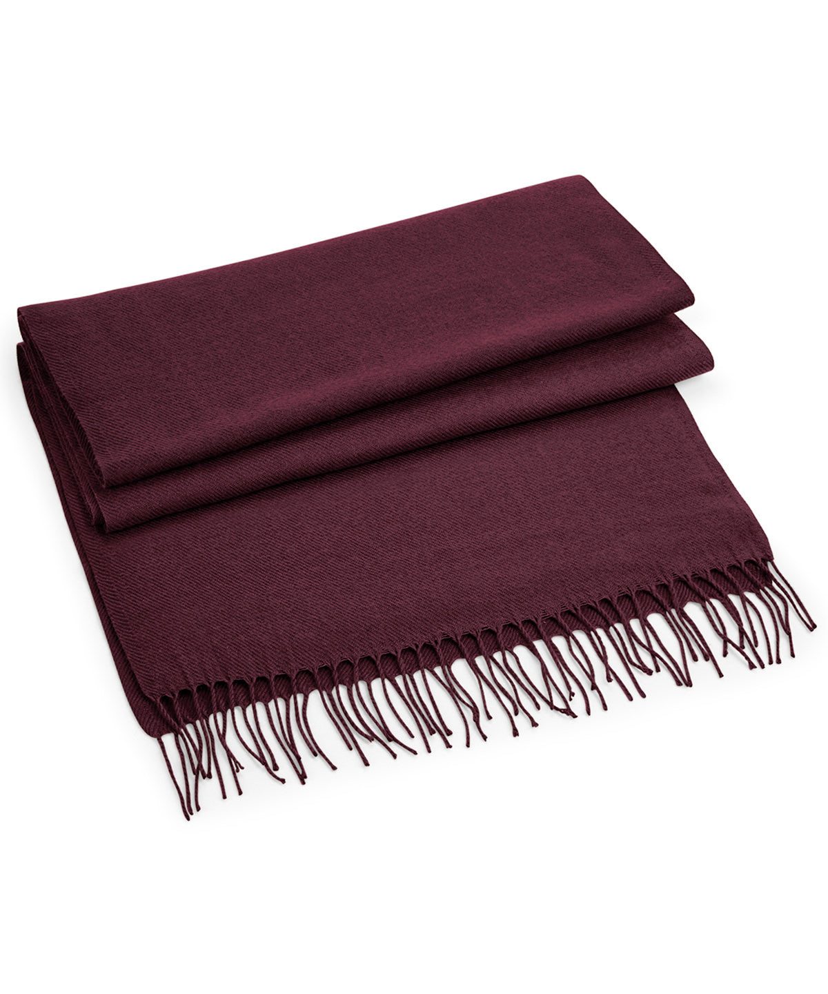 Beechfield BC500 Classic woven scarf in Burgundy