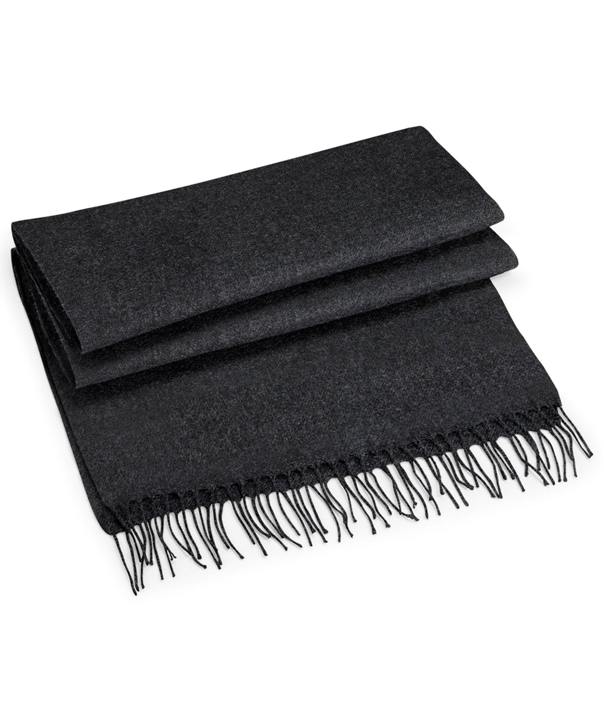 Beechfield BC500 Classic woven scarf in Charcoal