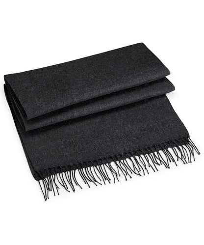 Beechfield BC500 Classic woven scarf in Charcoal