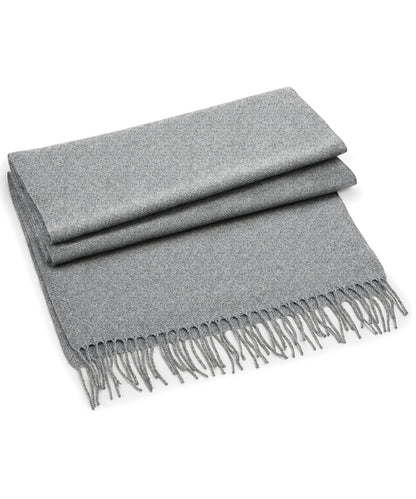 Beechfield BC500 Classic woven scarf in Heather Grey