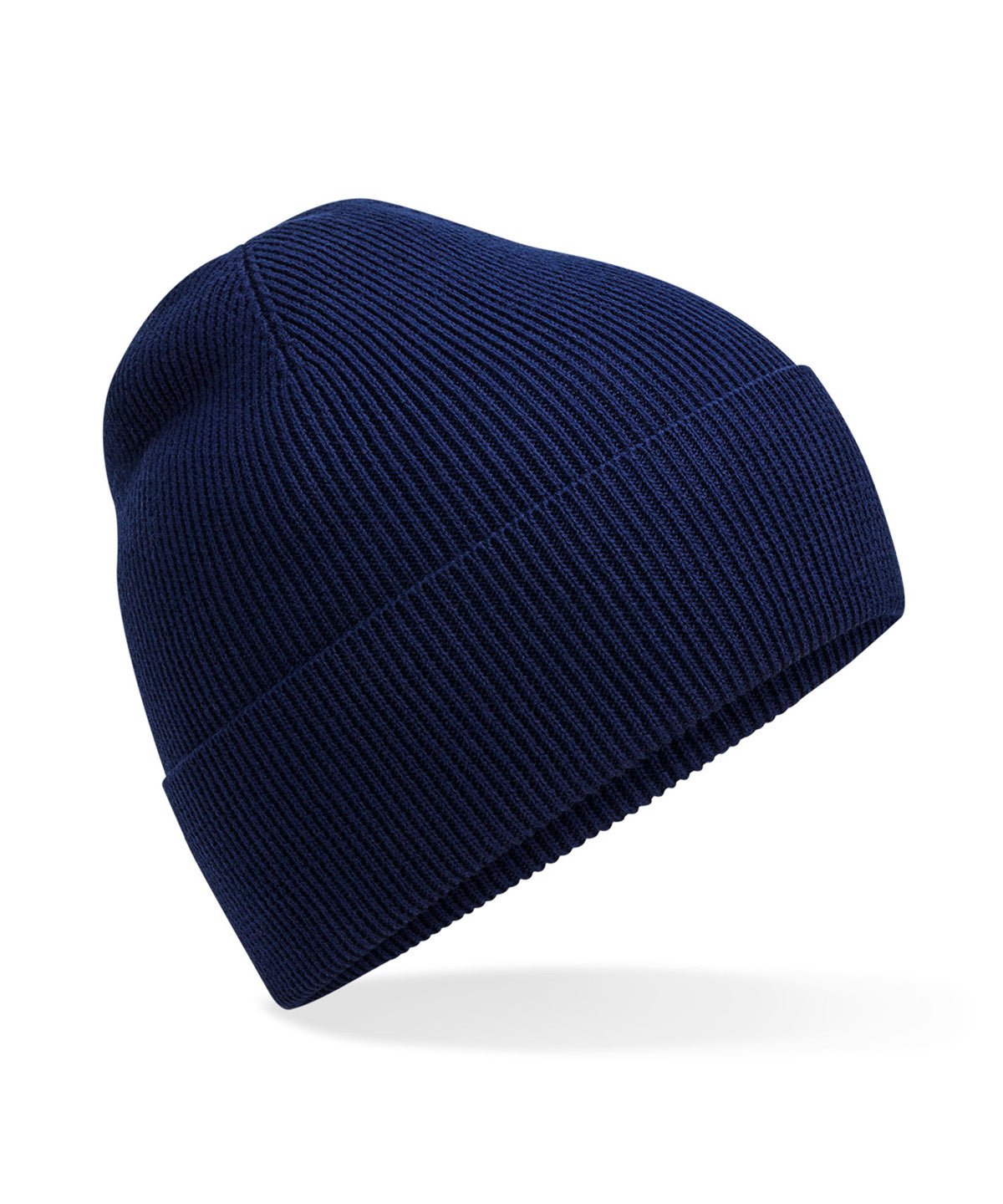 Beechfield BC51N Organic cotton fine knit beanie in Oxford Navy