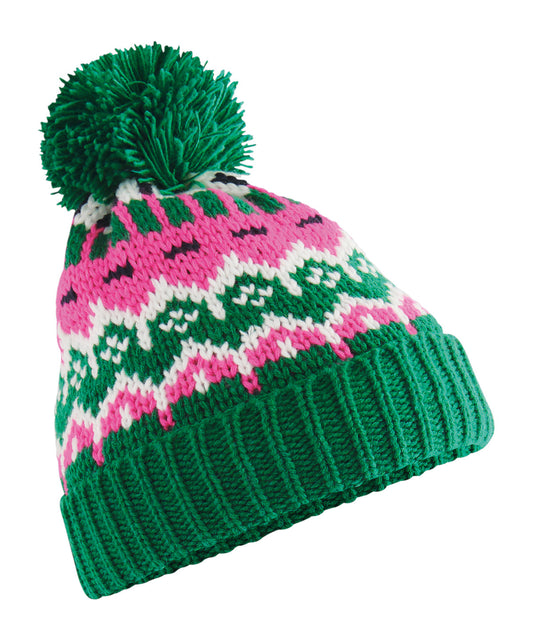 Beechfield BC528 Retro ski beanie in Alpine Lodge