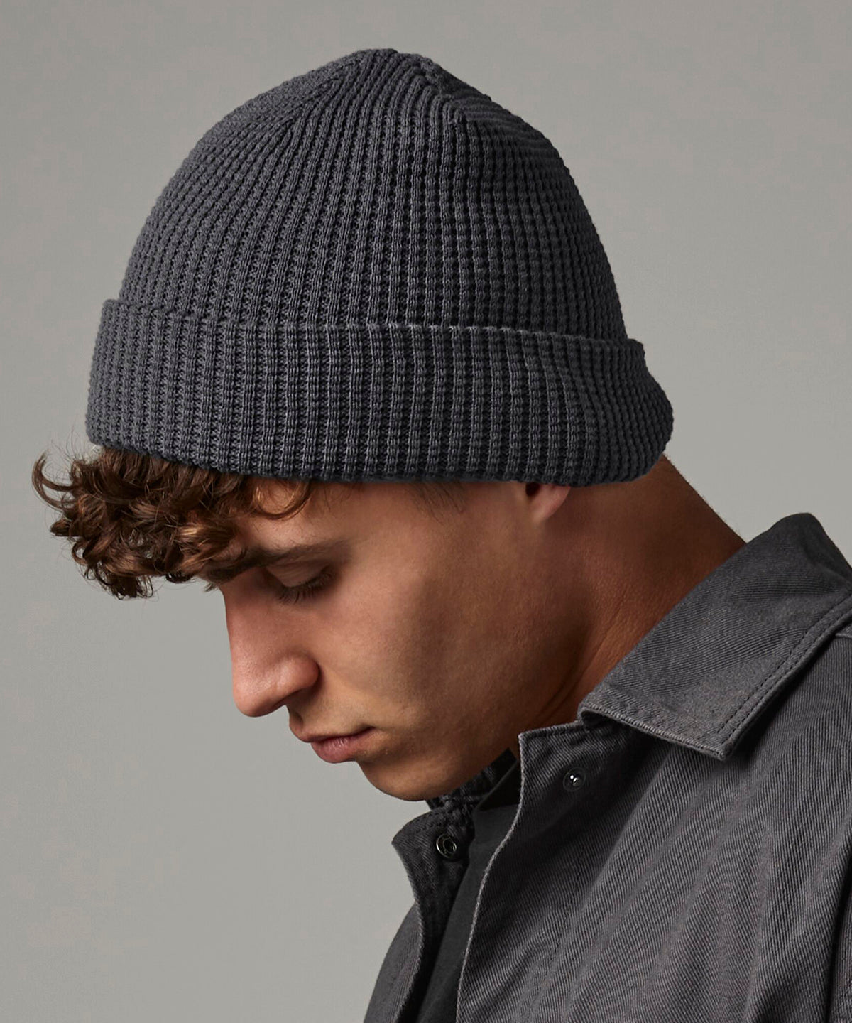 Beechfield BC52N Organic cotton waffle beanie