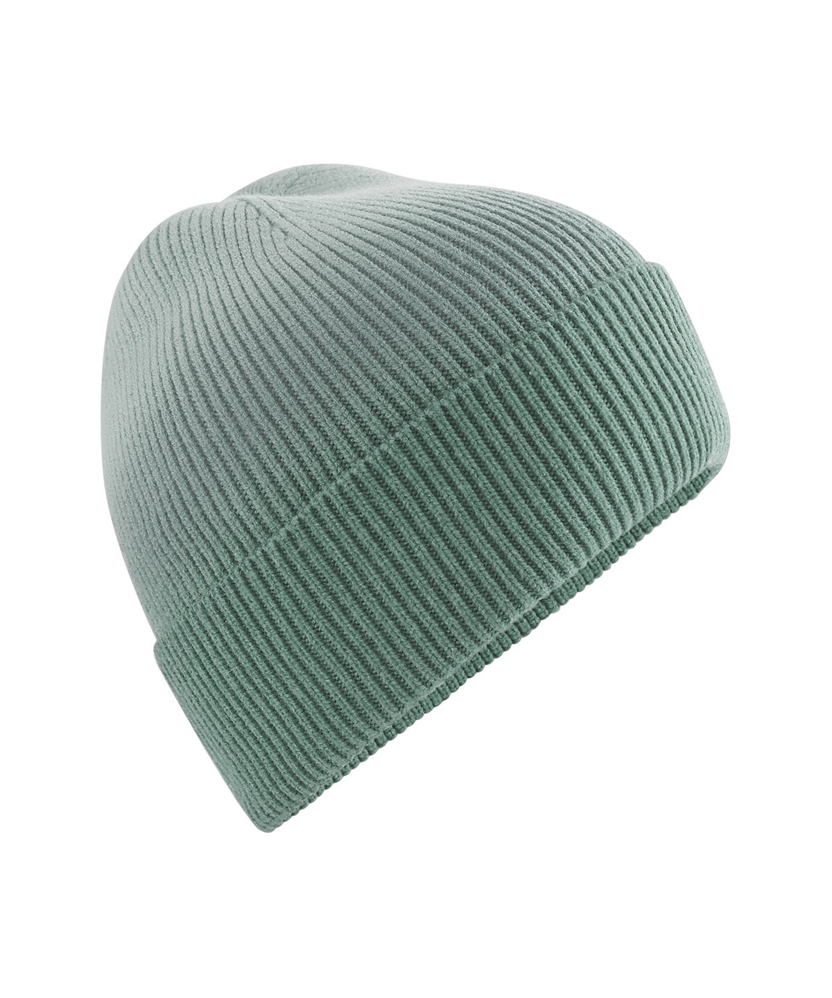 Beechfield BC533 Dip-dye beanie in Dusty Green Dip Dye