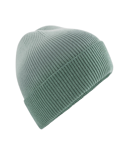 Beechfield BC533 Dip-dye beanie in Dusty Green Dip Dye
