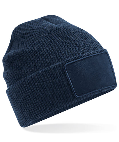 Beechfield BC540 Removable patch Thinsulate™ beanie in French Navy