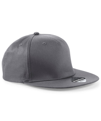 Beechfield BC610 5-panel snapback rapper cap in Graphite Grey