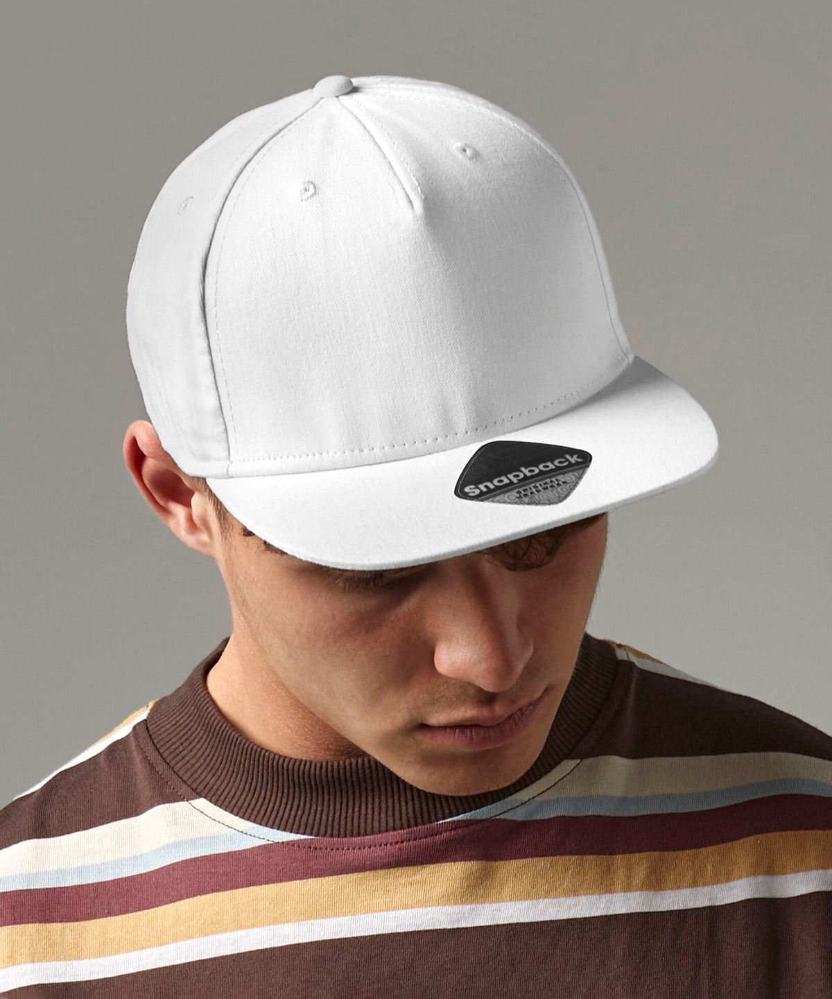 Beechfield BC610 5-panel snapback rapper cap