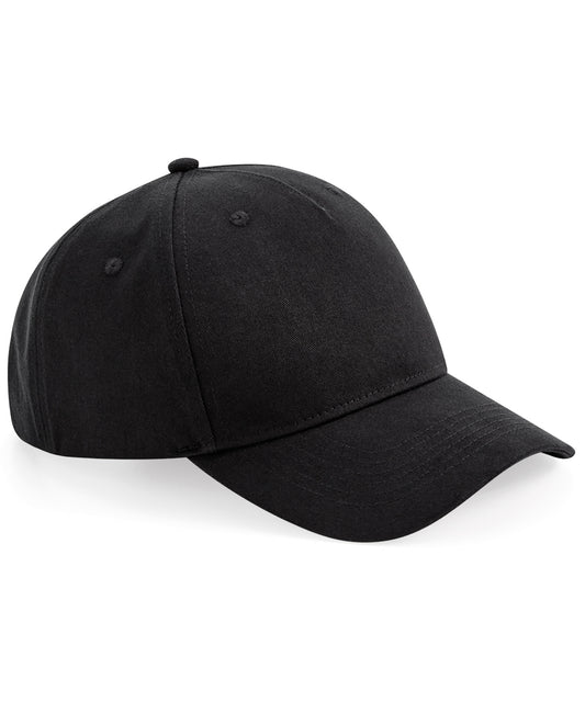 Beechfield BC62N Organic cotton 5-panel cap in Black