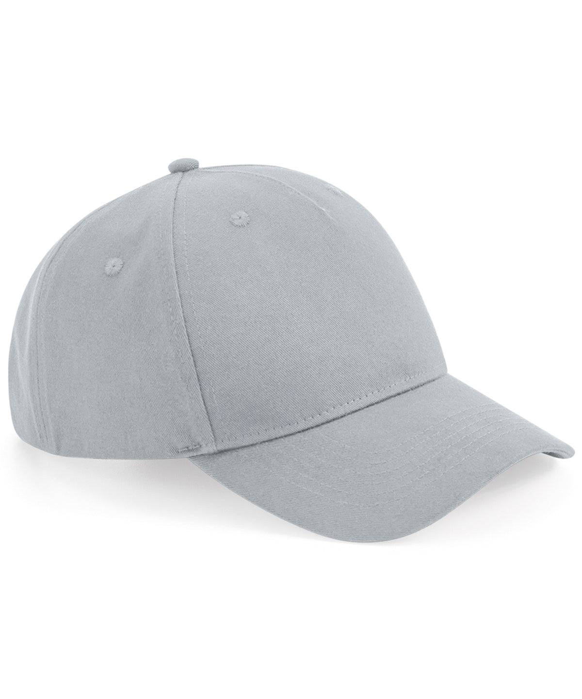 Beechfield BC62N Organic cotton 5-panel cap in Light Grey