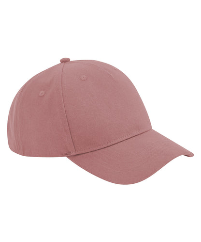 Beechfield BC62N Organic cotton 5-panel cap in Rose Pink