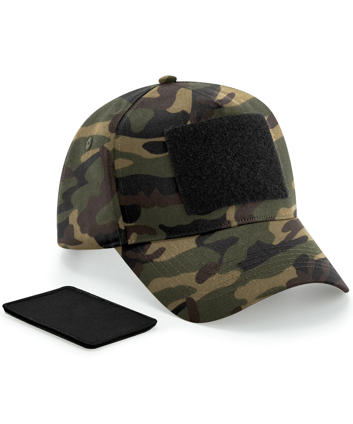 Beechfield BC638 Removable patch 5-panel cap in Jungle Camo