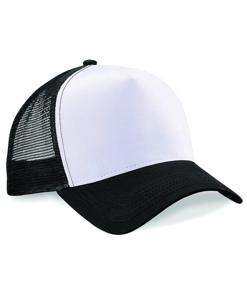 Beechfield BC640 Snapback trucker in Black/White