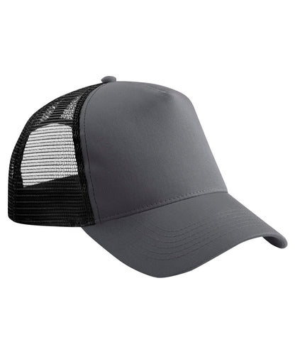 Beechfield BC640 Snapback trucker in Graphite Grey/Black
