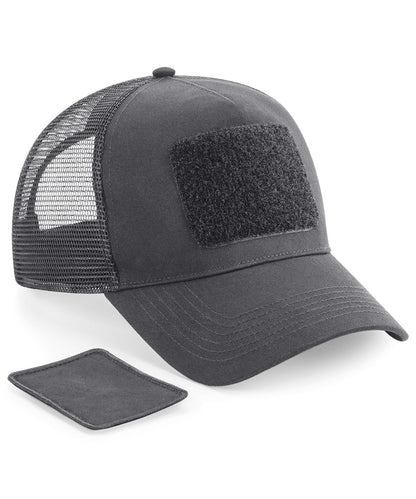 Beechfield BC641 Patch snapback trucker in Graphite Grey