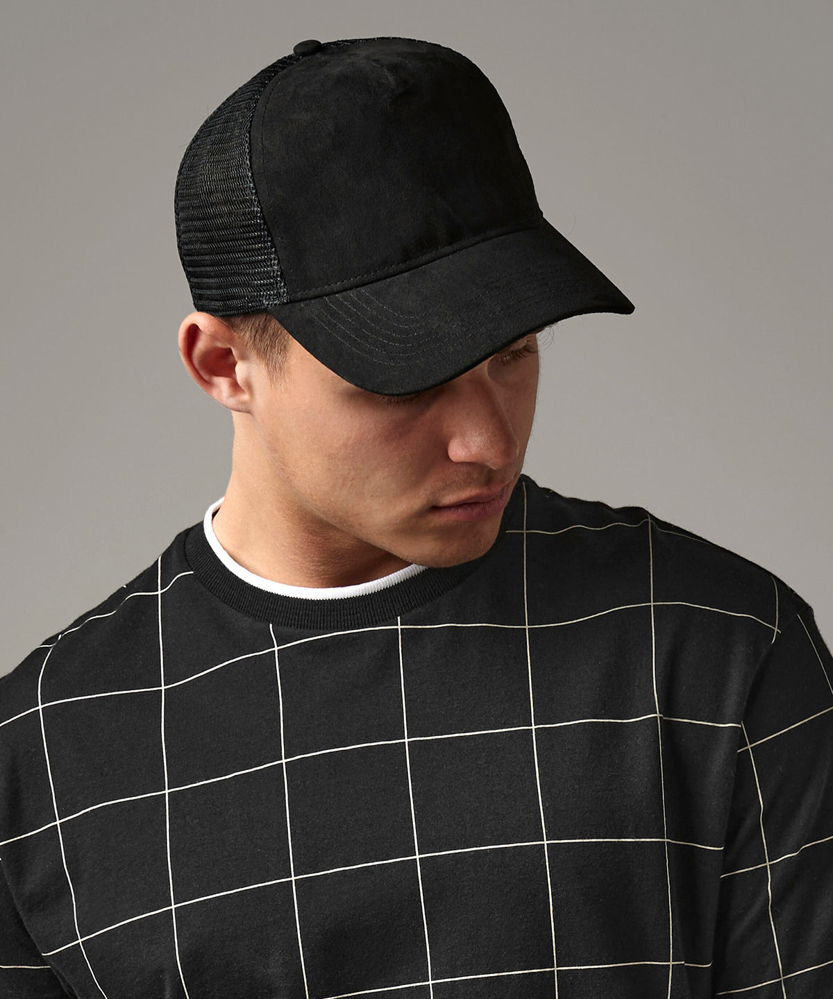Beechfield BC643 Suede snapback trucker