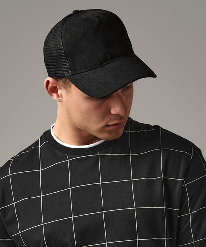 Beechfield BC643 Suede snapback trucker