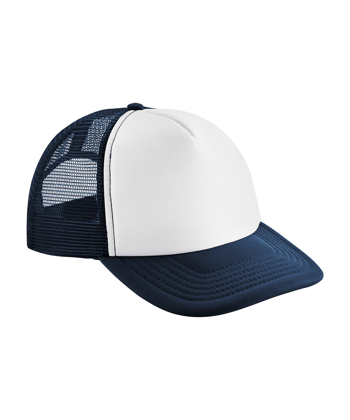 Beechfield BC645 Vintage snapback trucker in French Navy/White