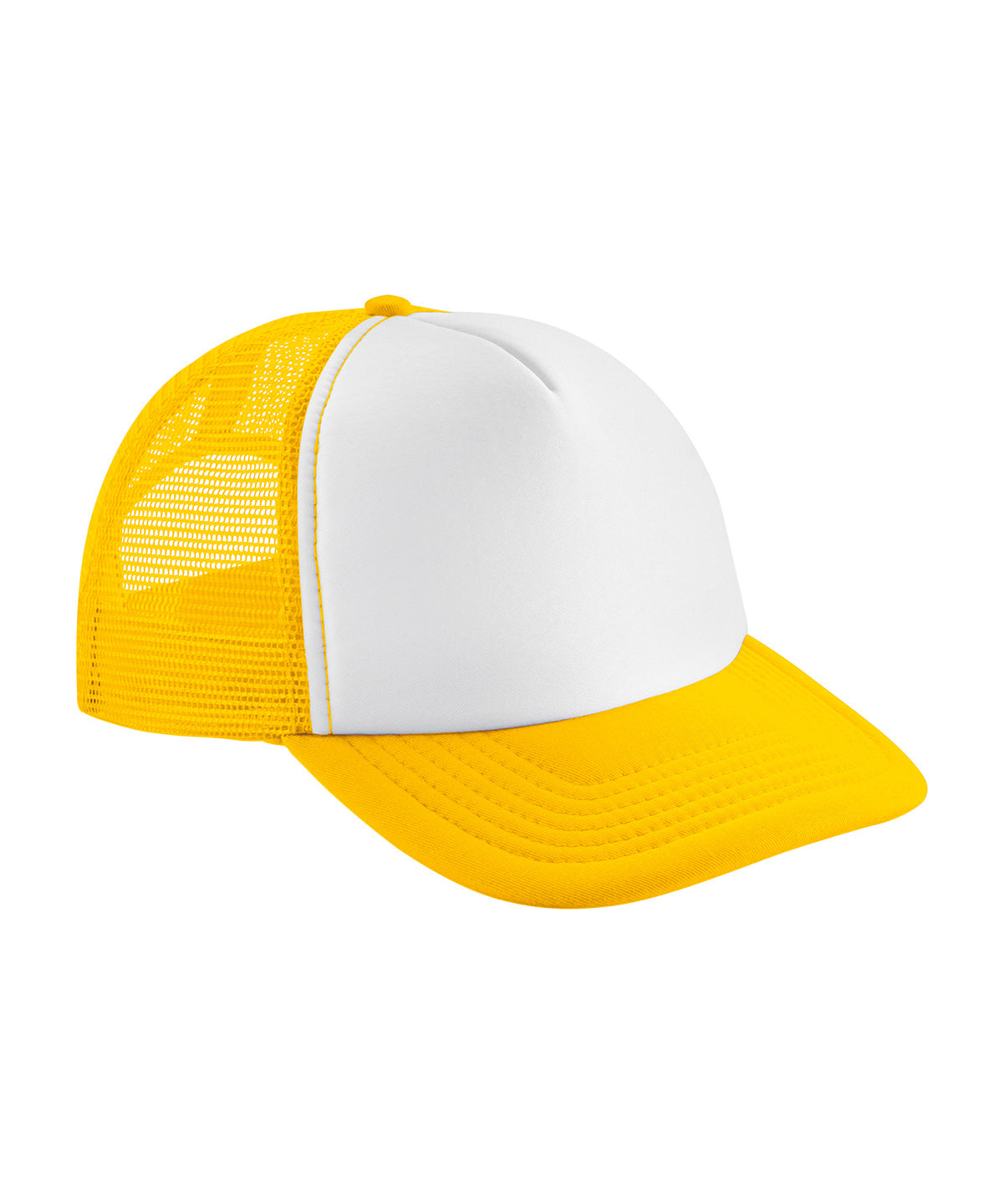 Beechfield BC645 Vintage snapback trucker in Sunflower/White