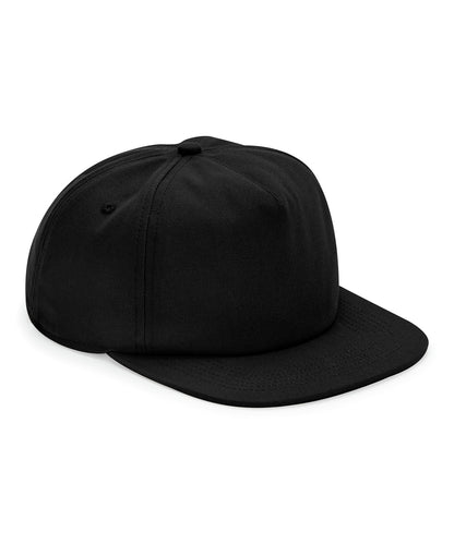 Beechfield BC64N Organic cotton unstructured 5-panel cap in Black