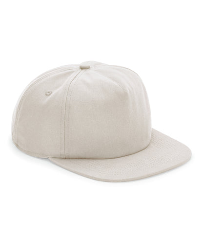 Beechfield BC64N Organic cotton unstructured 5-panel cap in Sand