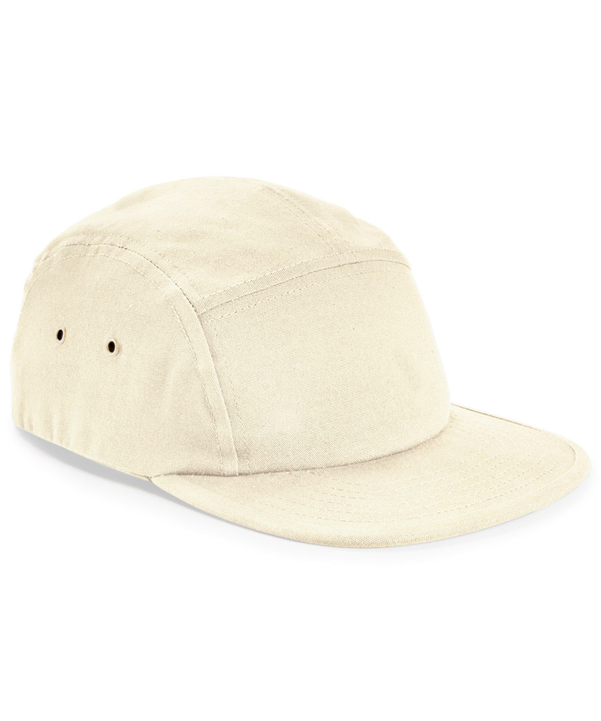 Beechfield BC654 Canvas 5-panel camper cap in Natural