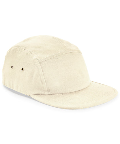 Beechfield BC654 Canvas 5-panel camper cap in Natural