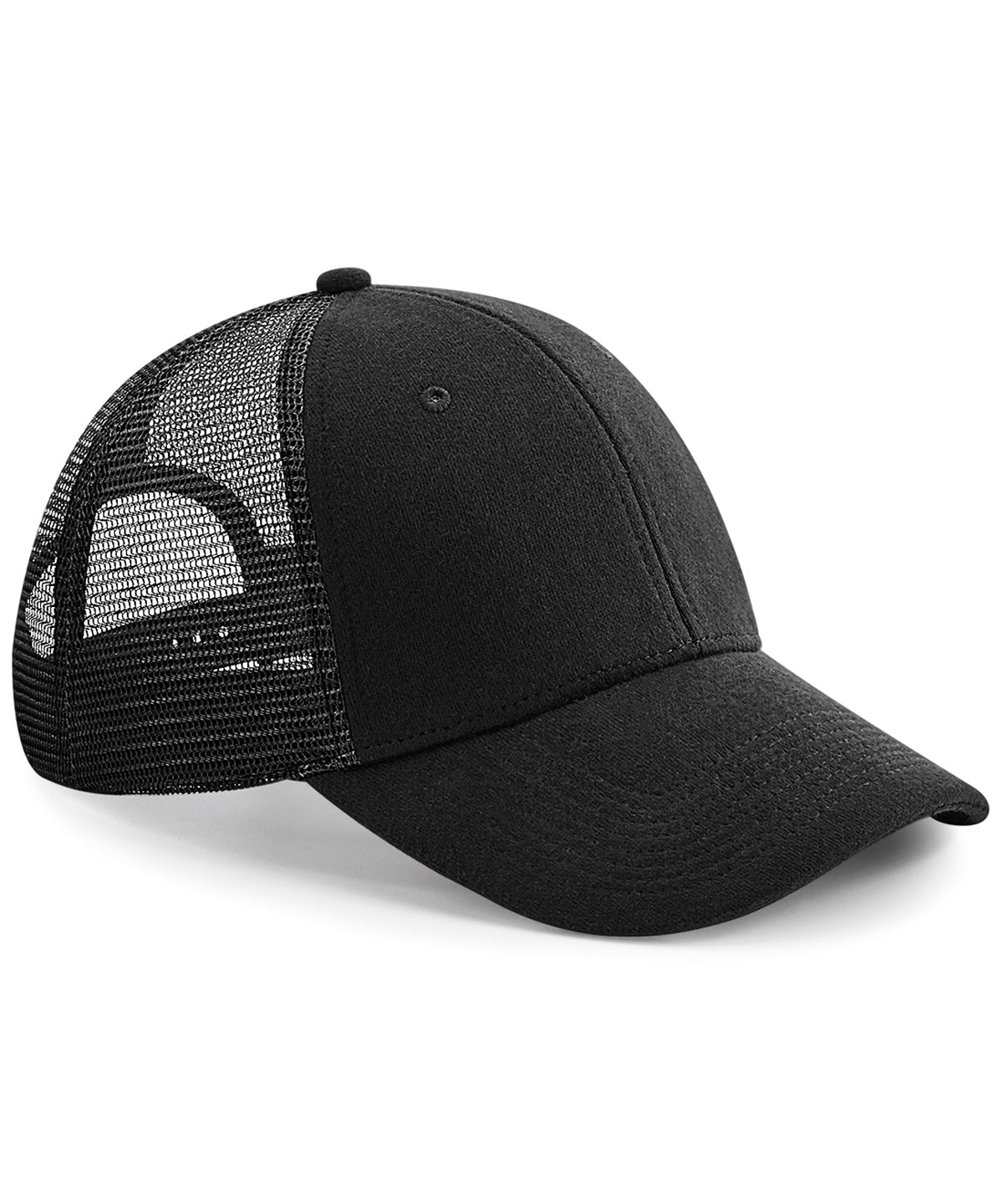 Beechfield BC678 Jersey athleisure trucker in Black