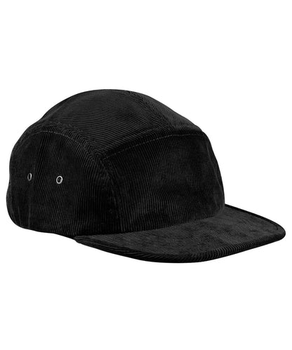 Beechfield BC679 EarthAware® organic cord camper cap in Black