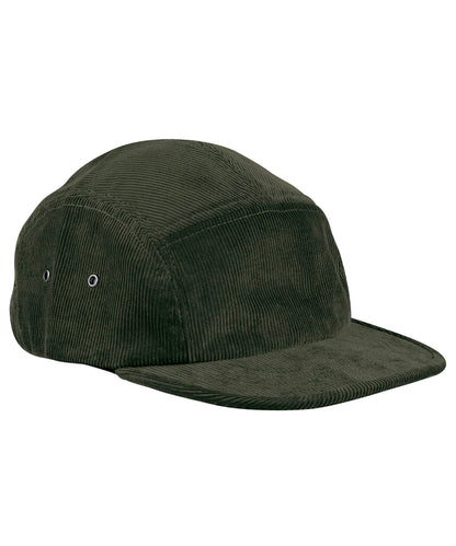 Beechfield BC679 EarthAware® organic cord camper cap in Forest Night