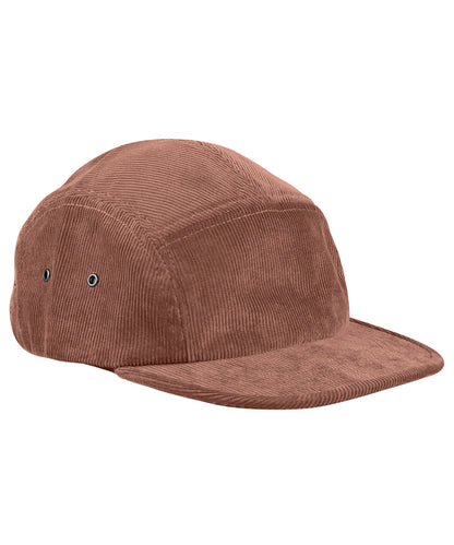 Beechfield BC679 EarthAware® organic cord camper cap in Redwood