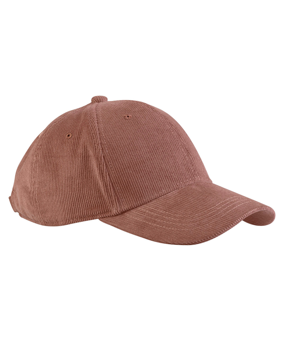 Beechfield BC680 EarthAware® organic cord baseball cap in Redwood