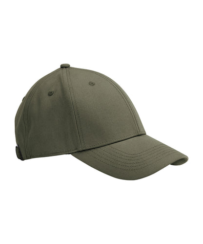 Beechfield BC801 EarthAware® organic cotton canvas 6-panel cap in Olive Green