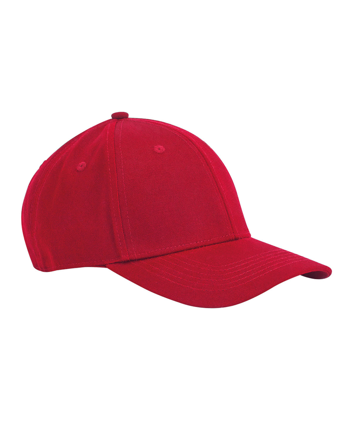 Beechfield BC820 EarthAware® classic organic cotton 6-panel cap in Classic Red