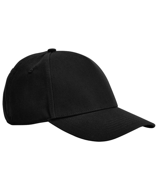 Beechfield BC825 EarthAware® classic organic cotton 5-panel cap in Black