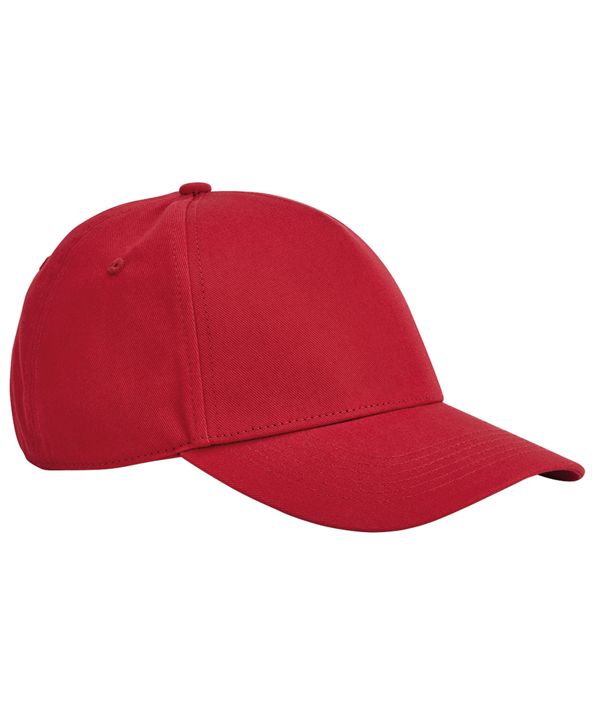 Beechfield BC825 EarthAware® classic organic cotton 5-panel cap in Classic Red