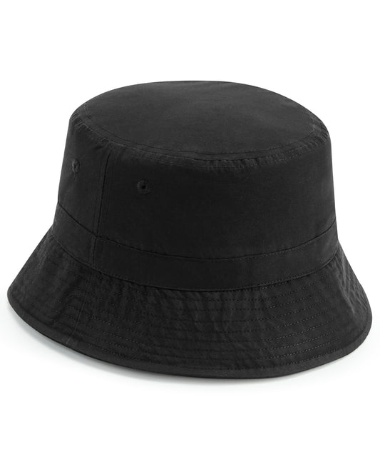 Beechfield BC84R Recycled polyester bucket hat in Black