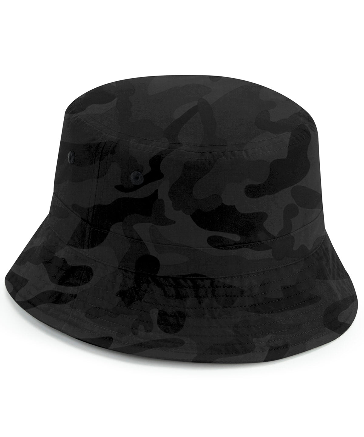 Beechfield BC84R Recycled polyester bucket hat in Midnight Camo