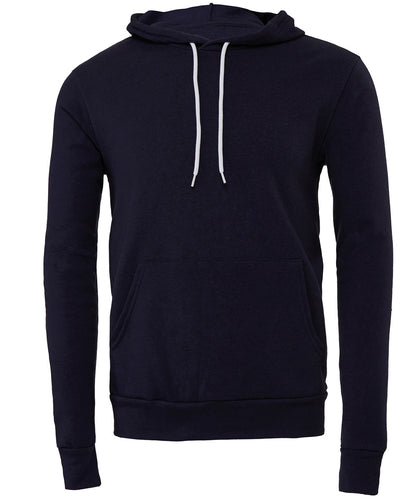 Bella Canvas BE105 Unisex polycotton fleece pullover hoodie in Navy
