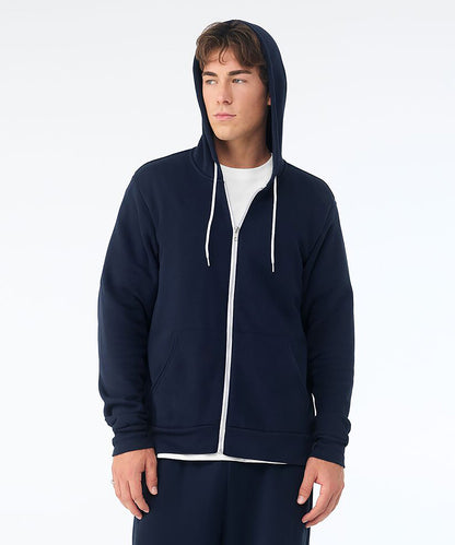 Bella Canvas BE106 Unisex polycotton fleece full-zip hoodie
