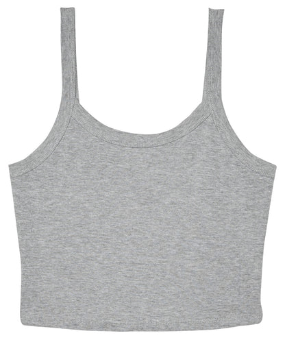Bella Canvas BE139 Women’s micro rib spaghetti strap tank in Athletic Heather