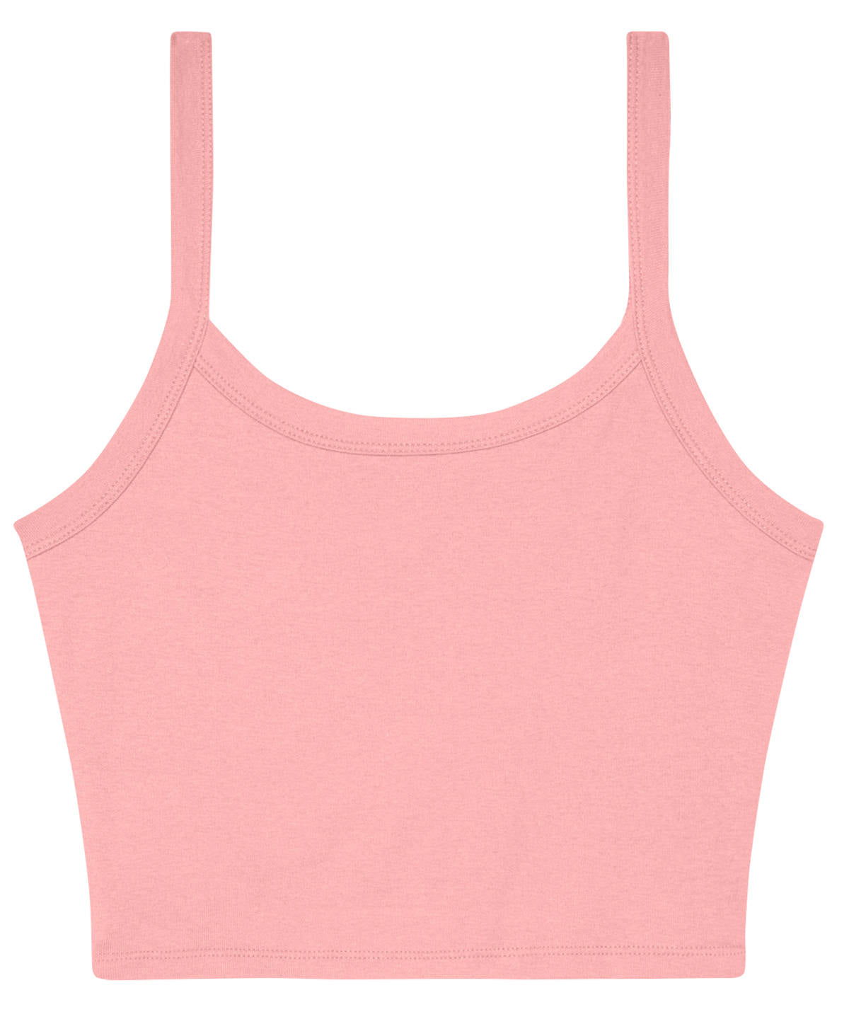 Bella Canvas BE139 Women’s micro rib spaghetti strap tank in Solid Pink Blend