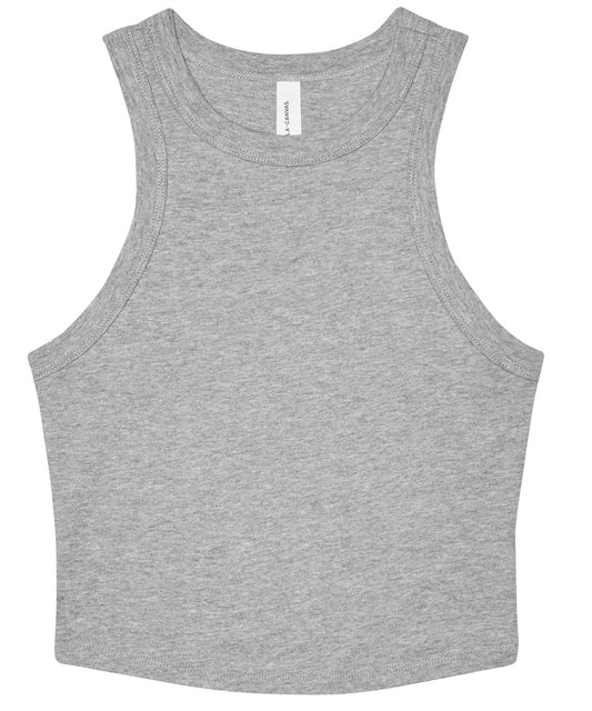 Bella Canvas BE141 Women’s micro rib racer tank in Athletic Heather