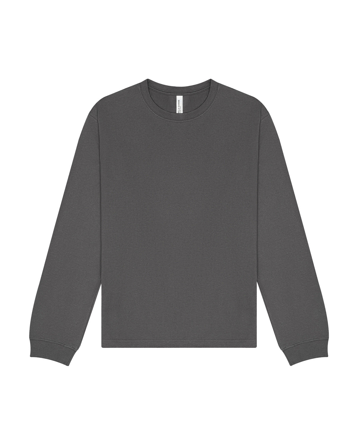 Bella Canvas BE151 Unisex long sleeve heavy tee in Asphalt