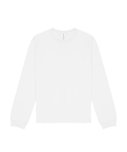 Bella Canvas BE151 Unisex long sleeve heavy tee in White