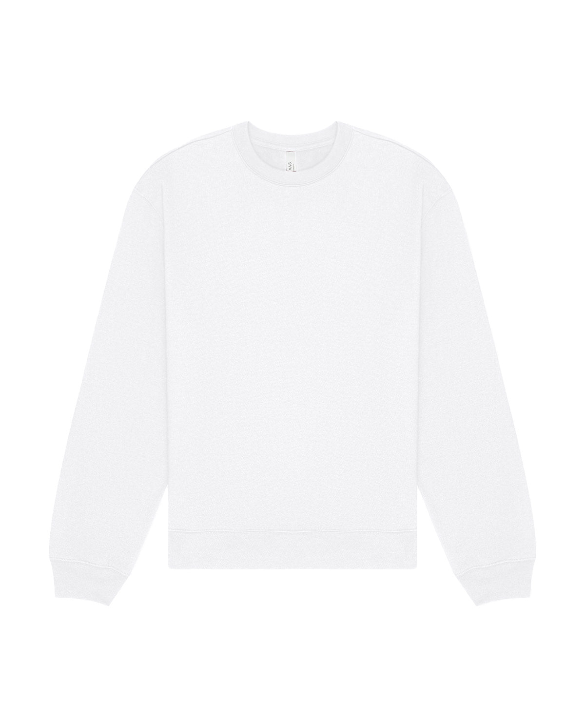 Bella Canvas BE153 Unisex crew neck heavy sweatshirt in White