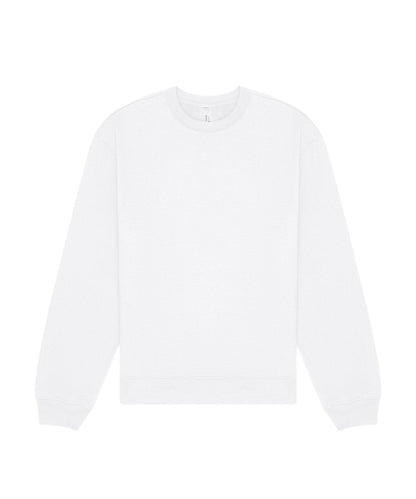 Bella Canvas BE153 Unisex crew neck heavy sweatshirt in White