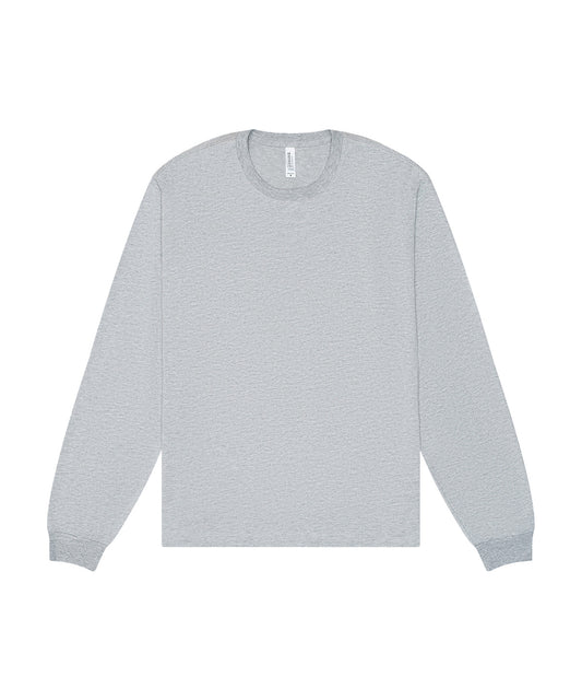 Bella Canvas BE156 Unisex heavy boxy long sleeve tee in Athletic Heather