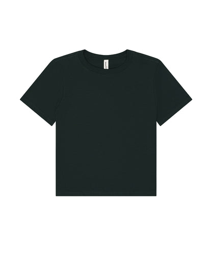 Bella Canvas BE159 Women’s heavy boxy tee in Forest
