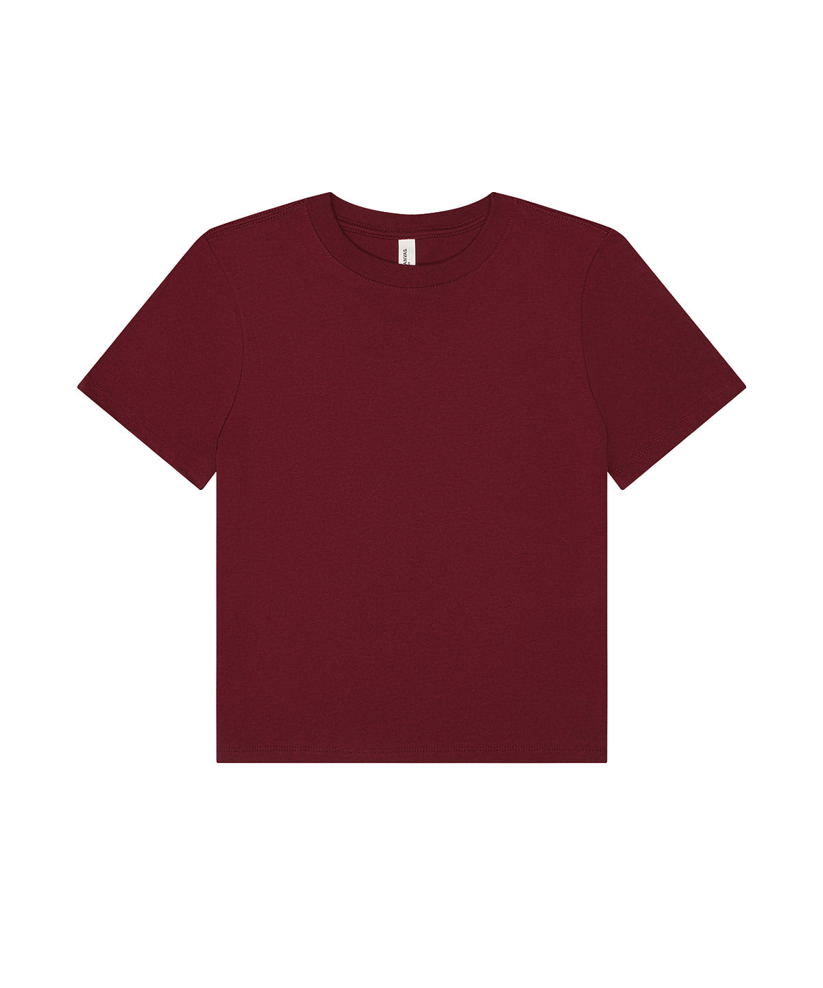 Bella Canvas BE159 Women’s heavy boxy tee in Maroon